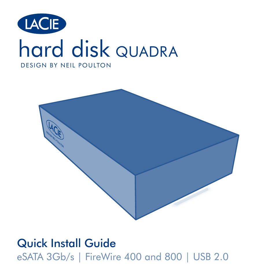 LaCie Hard Disk Quadra User Manual | 24 pages