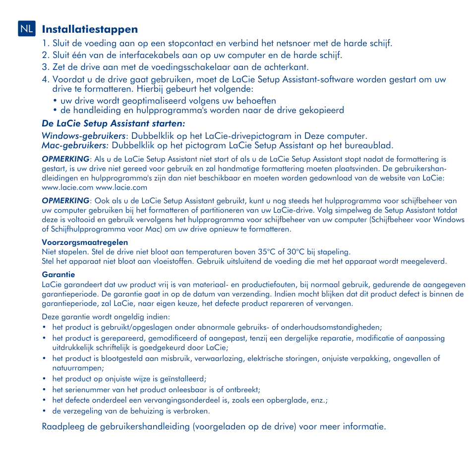 LaCie Hard Disk Quadra User Manual | Page 11 / 24