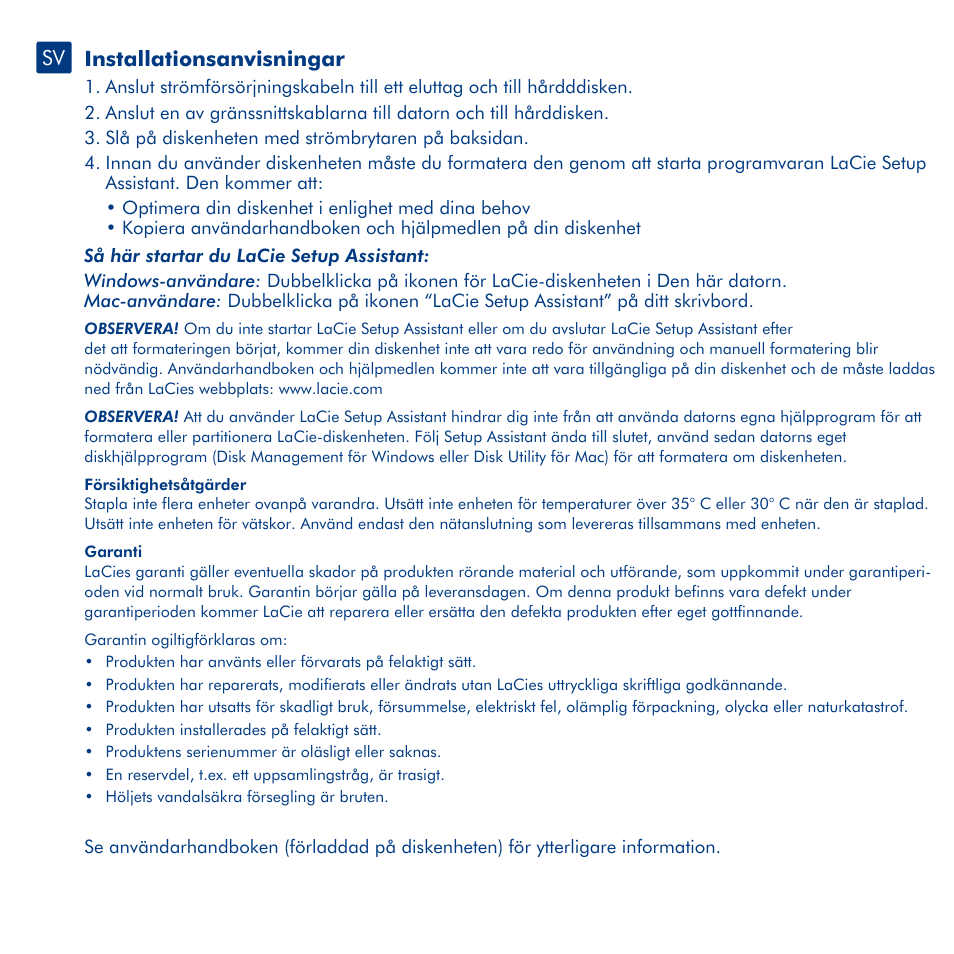 LaCie Hard Disk Quadra User Manual | Page 13 / 24