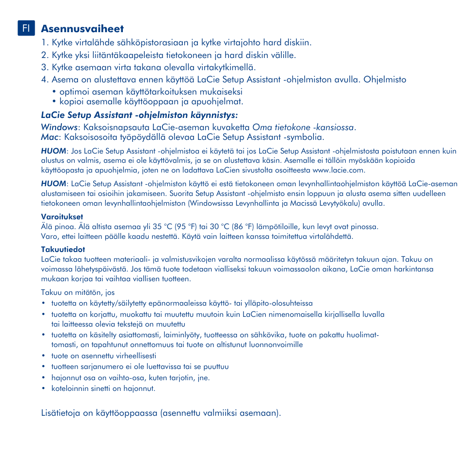 LaCie Hard Disk Quadra User Manual | Page 15 / 24