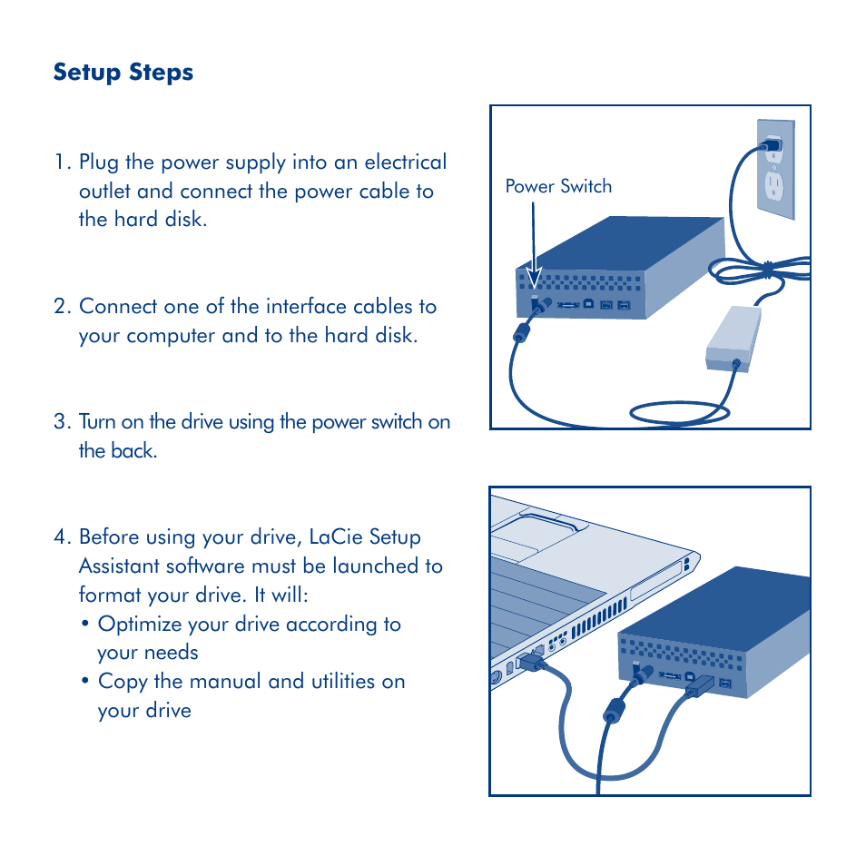 LaCie Hard Disk Quadra User Manual | Page 4 / 24