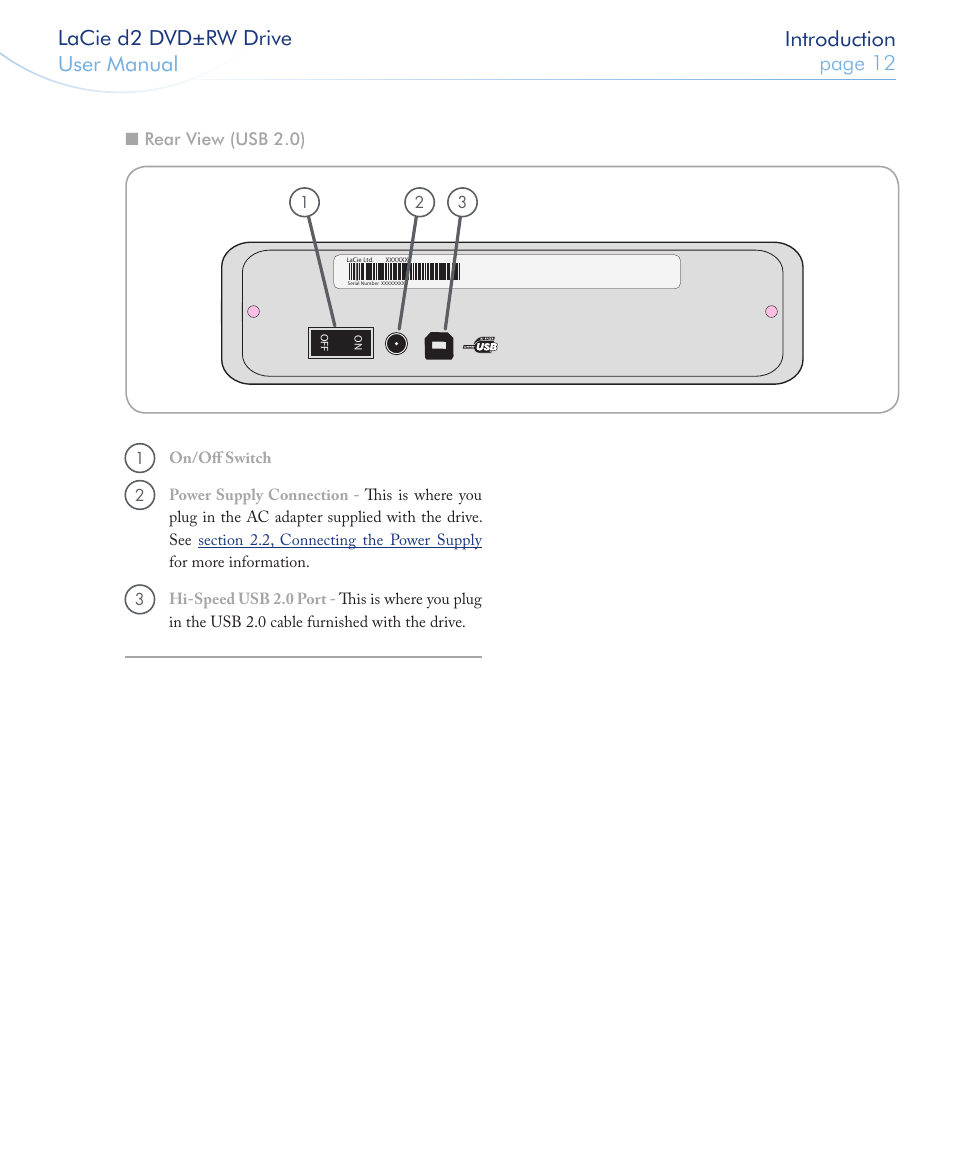 LaCie 400USB User Manual | Page 13 / 39