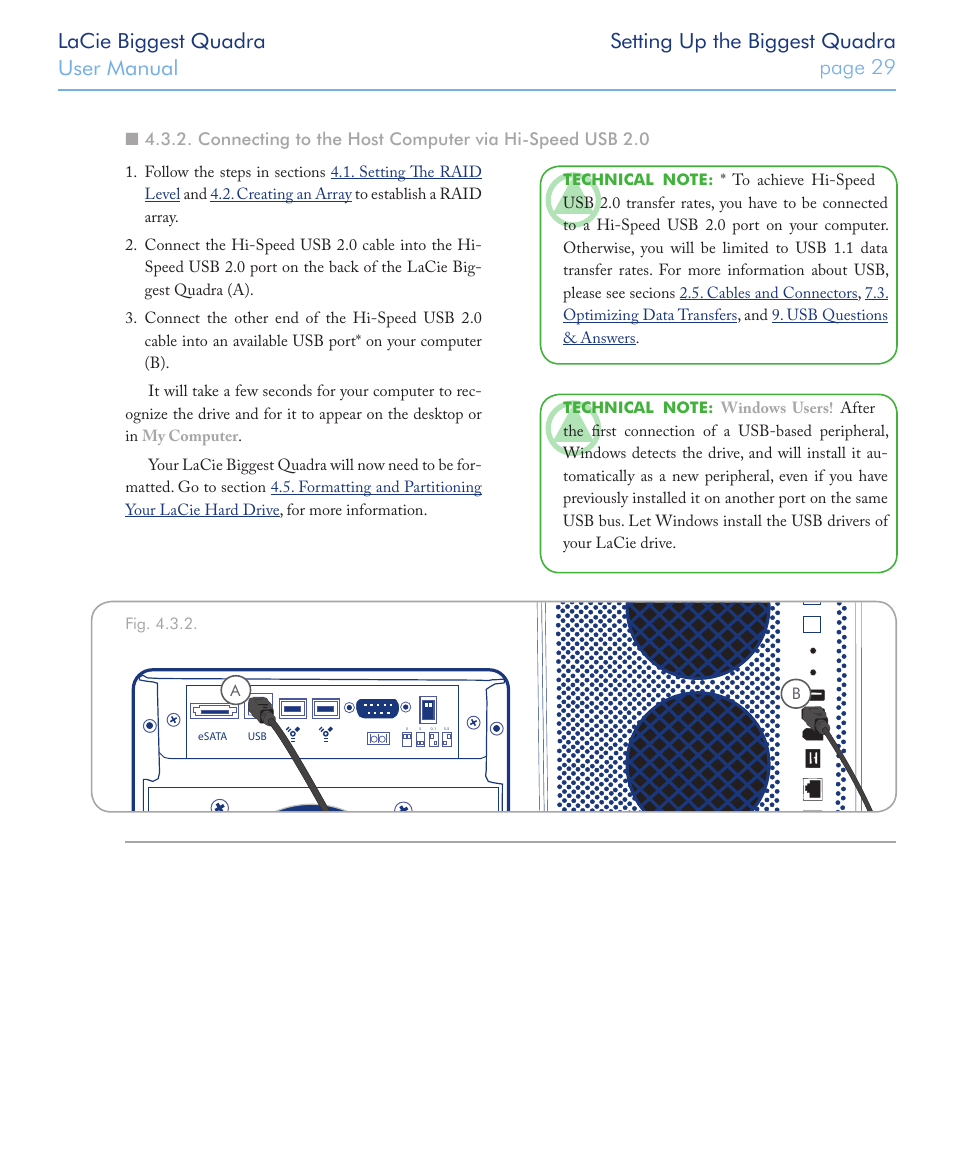 LaCie FIREWIRE 800/400 User Manual | Page 30 / 59