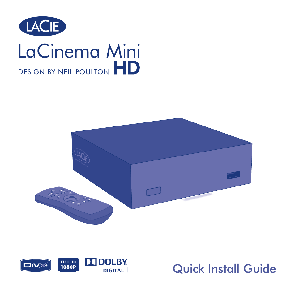 LaCie LaCinema Mini HD User Manual | 44 pages