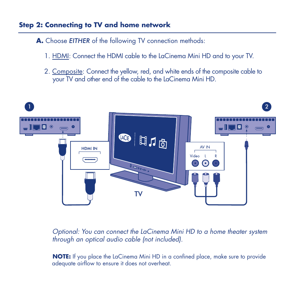 LaCie LaCinema Mini HD User Manual | Page 7 / 44