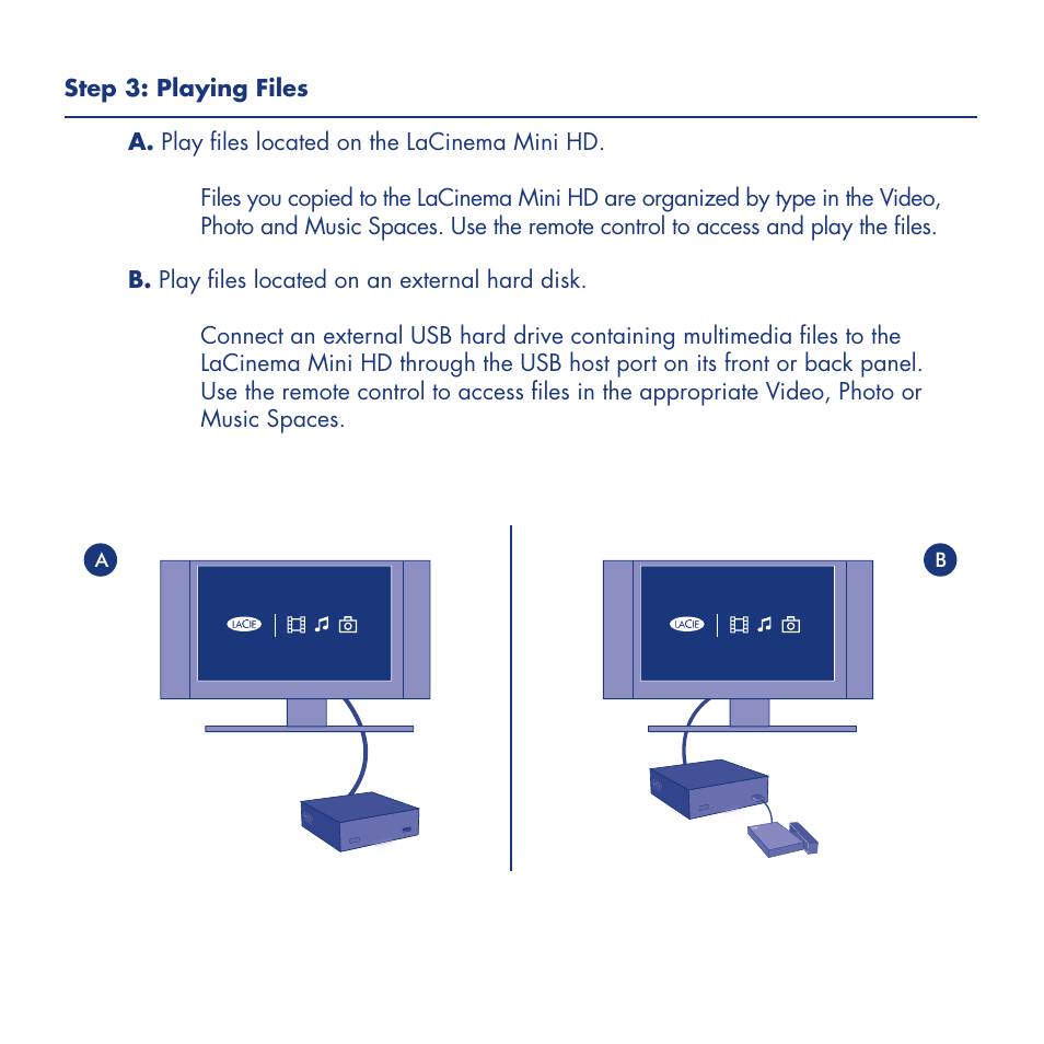 LaCie LaCinema Mini HD User Manual | Page 9 / 44