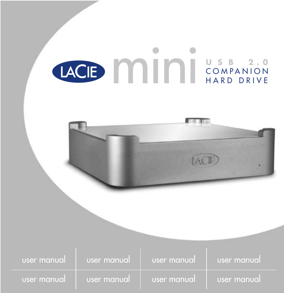LaCie MINI COMPANION HARD DRIVE U S B 2. 0 User Manual | 30 pages