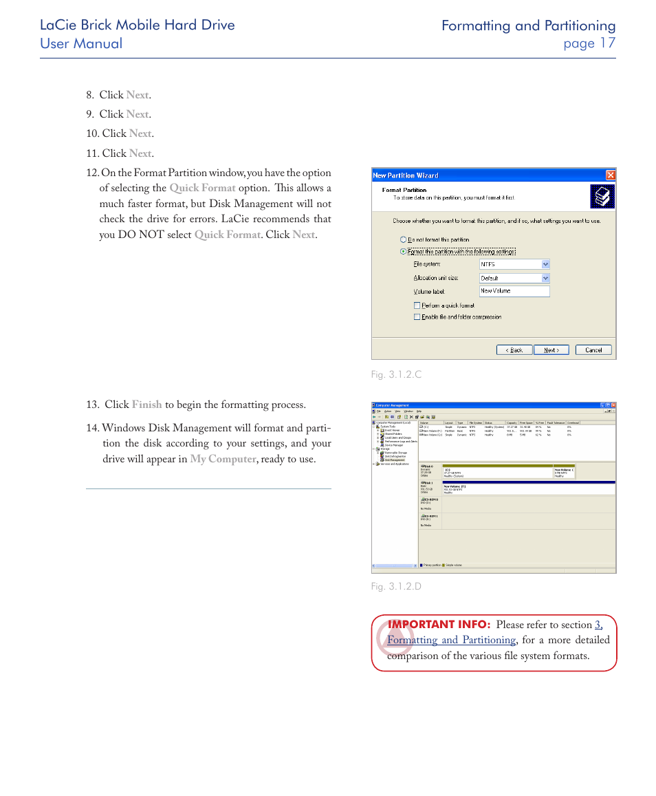 LaCie Drive User Manual | Page 17 / 28