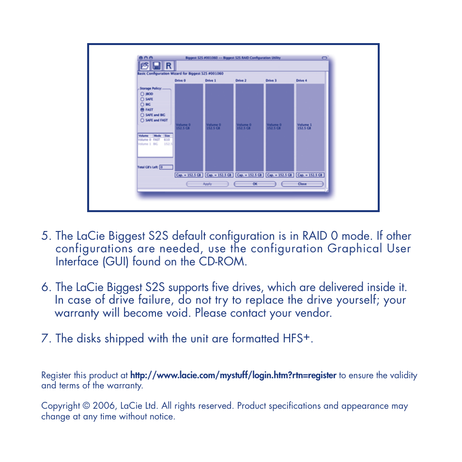 LaCie S2S User Manual | Page 8 / 24