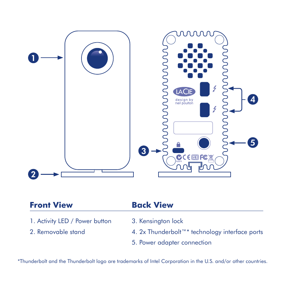 LaCie Little Big Disk Thunderbolt Series User Manual | Page 3 / 24