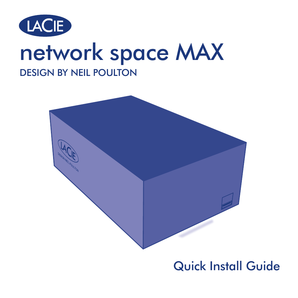 LaCie network space MAX User Manual | 24 pages