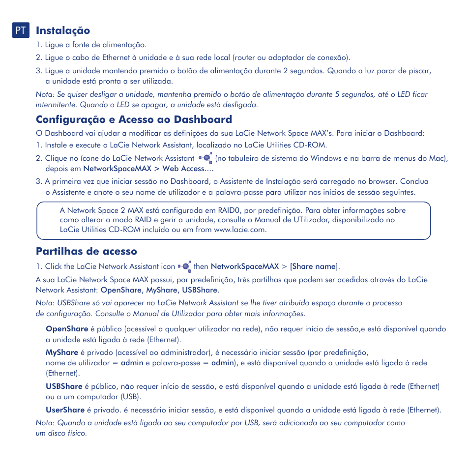 LaCie network space MAX User Manual | Page 11 / 24