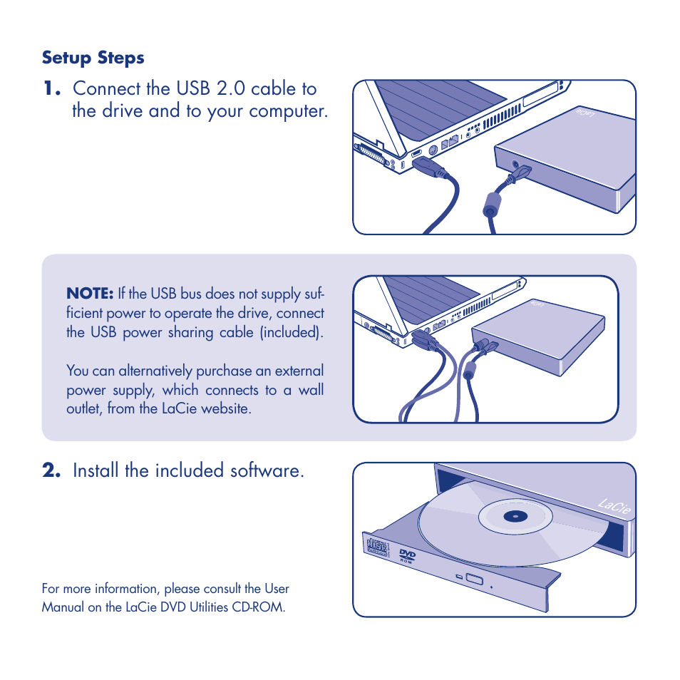 LaCie Portable DVD RW Design by Sam Hecht User Manual | Page 3 / 8