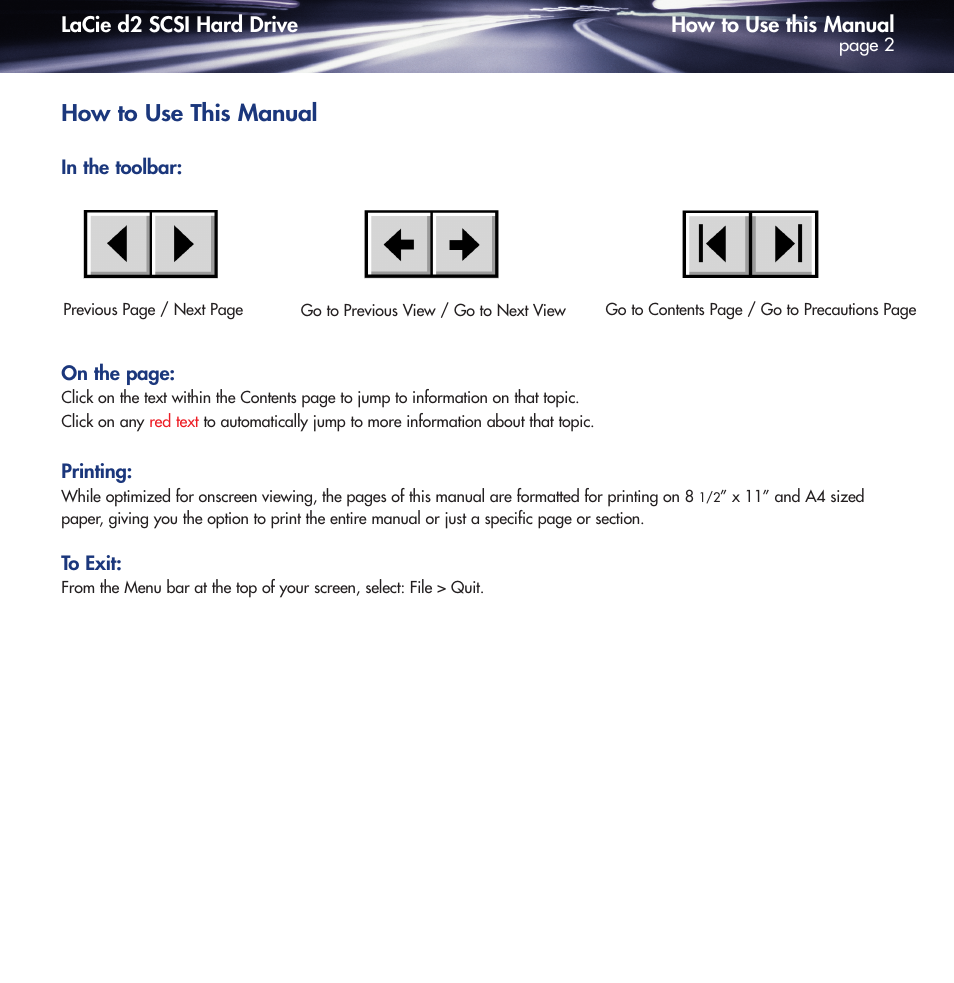 How to use this manual | LaCie DELL PRECISION KY0730482 User Manual | Page 2 / 35