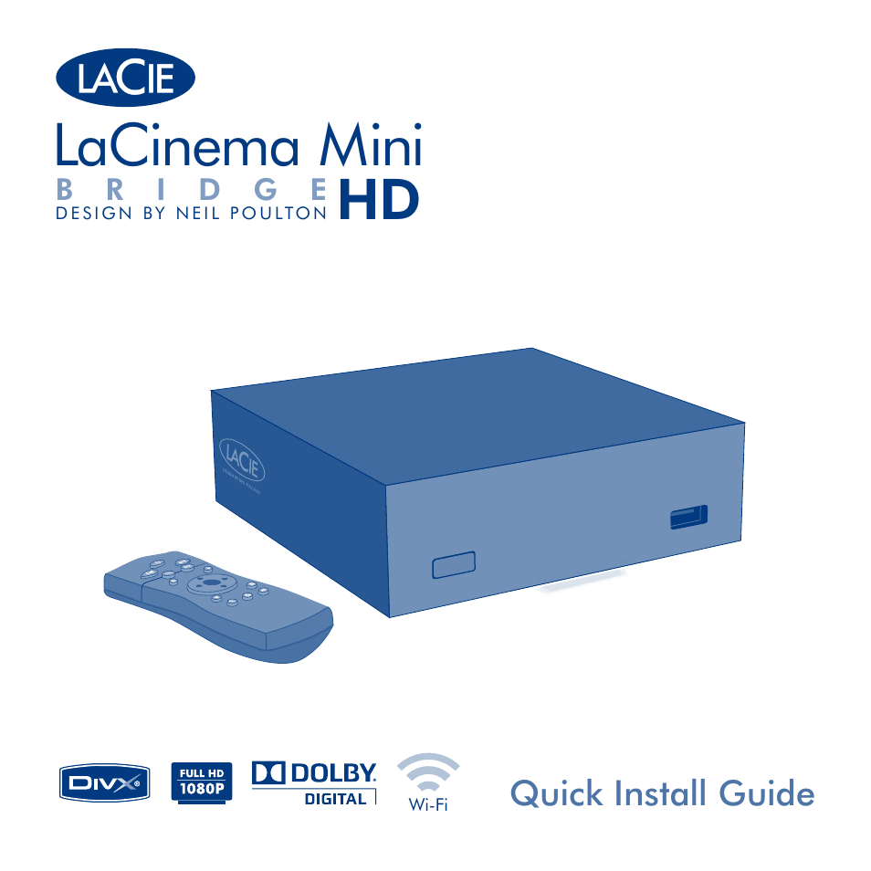 LaCie La Cinema Mini BridgeHD User Manual | 48 pages