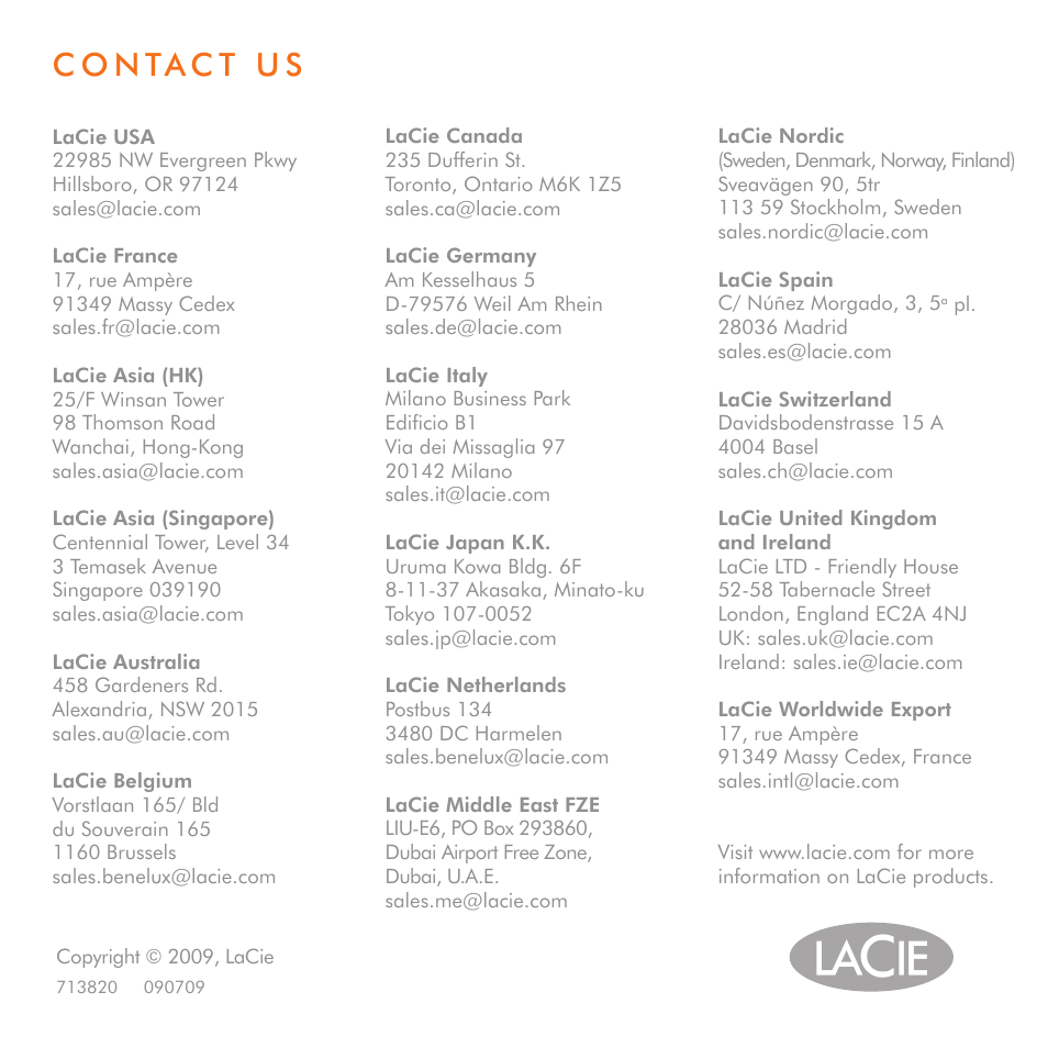 LaCie Starck Mobile User Manual | Page 24 / 24