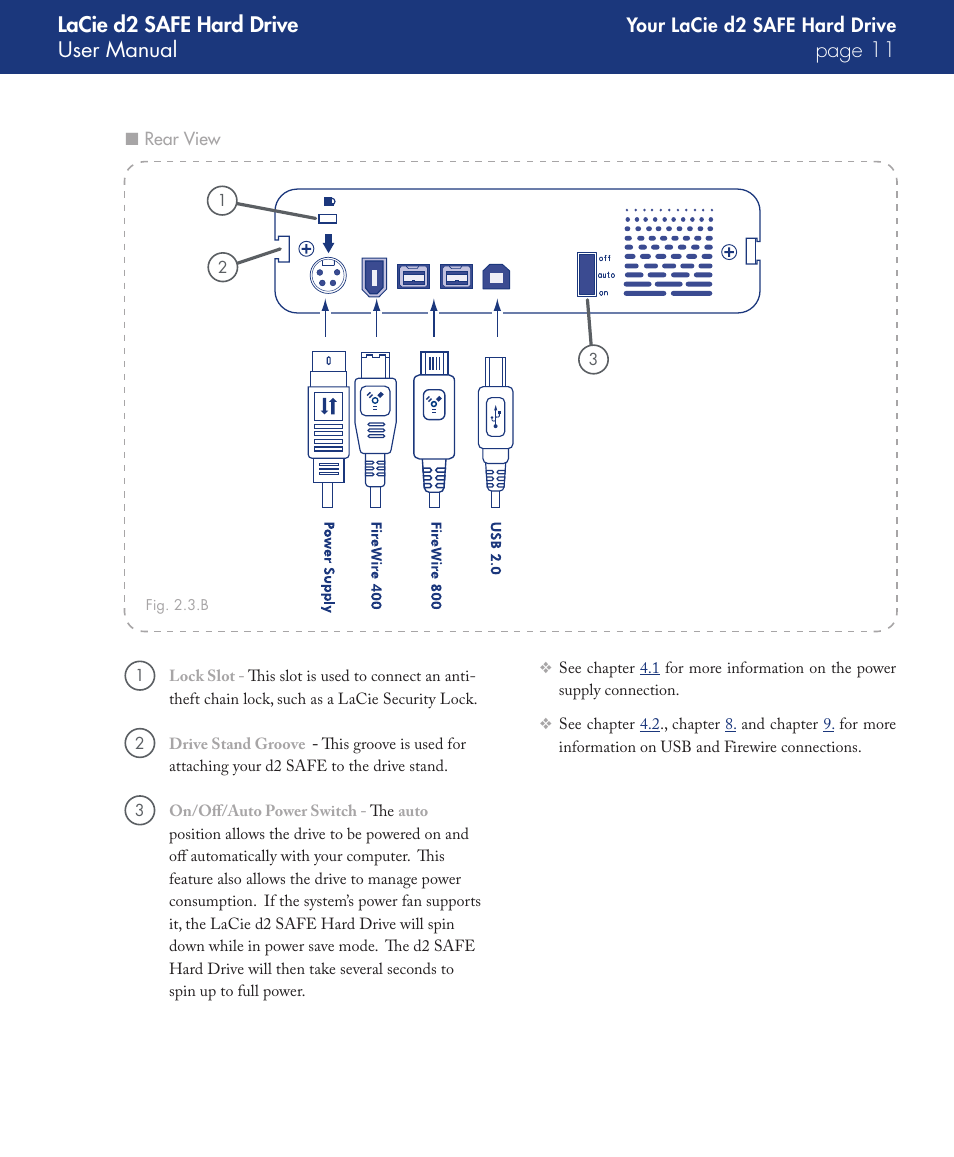 Lacie d2 safe hard drive user manual page | LaCie d2 User Manual | Page 11 / 54