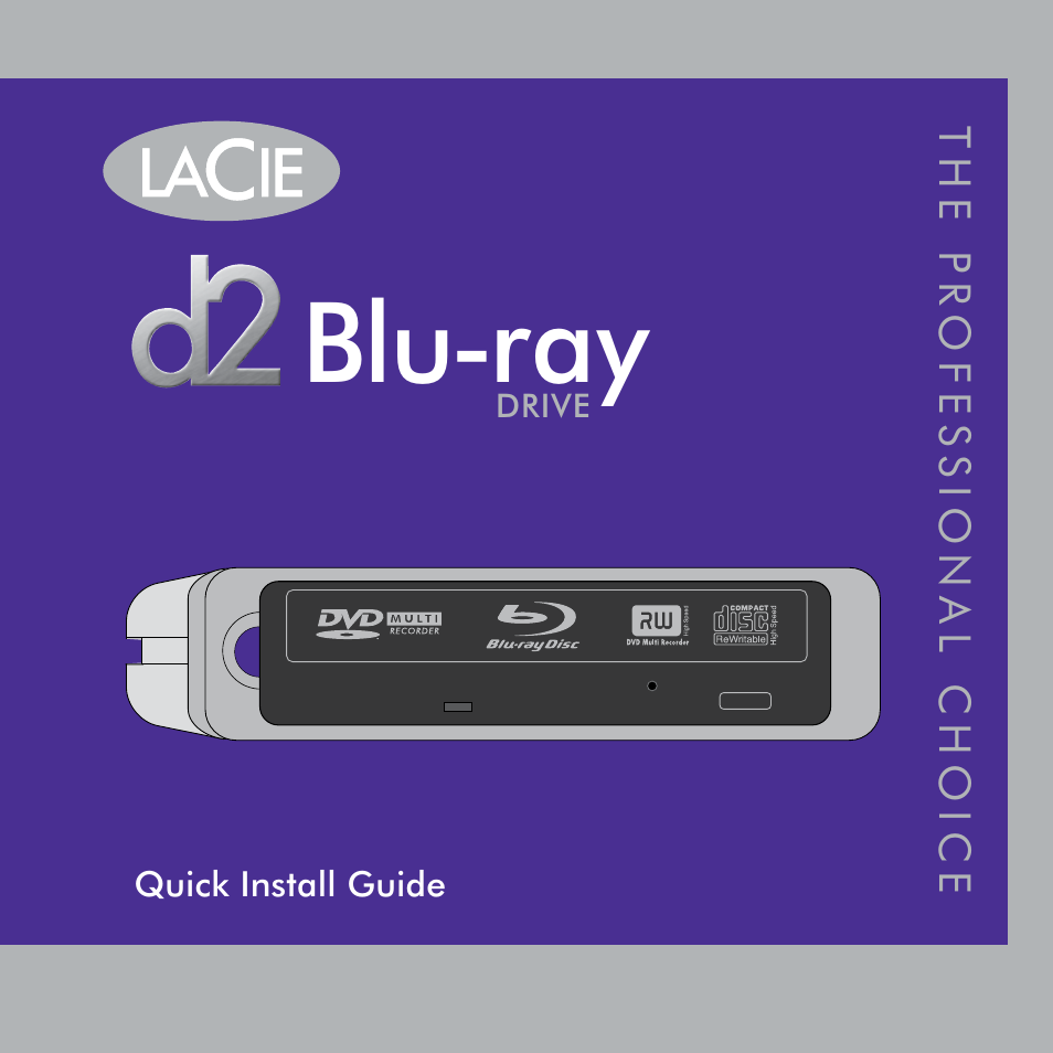 LaCie d2 Blu-ray User Manual | 16 pages