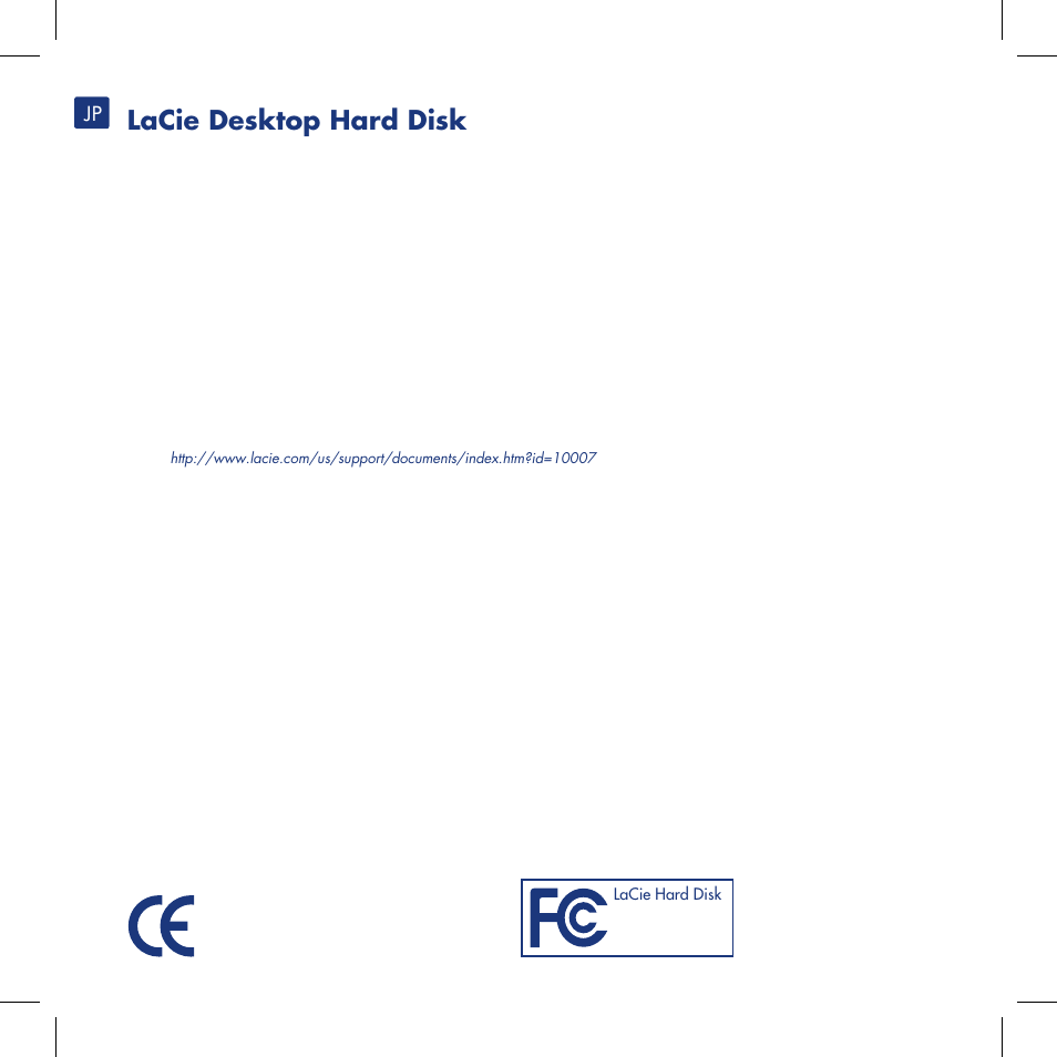 Lacie desktop hard disk | LaCie Computer Drive User Manual | Page 17 / 22