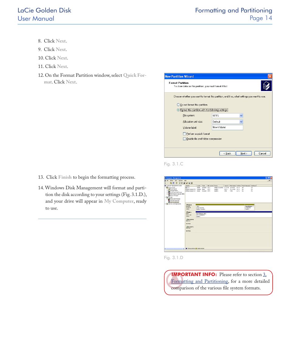 LaCie Golden Disk User Manual | Page 14 / 24