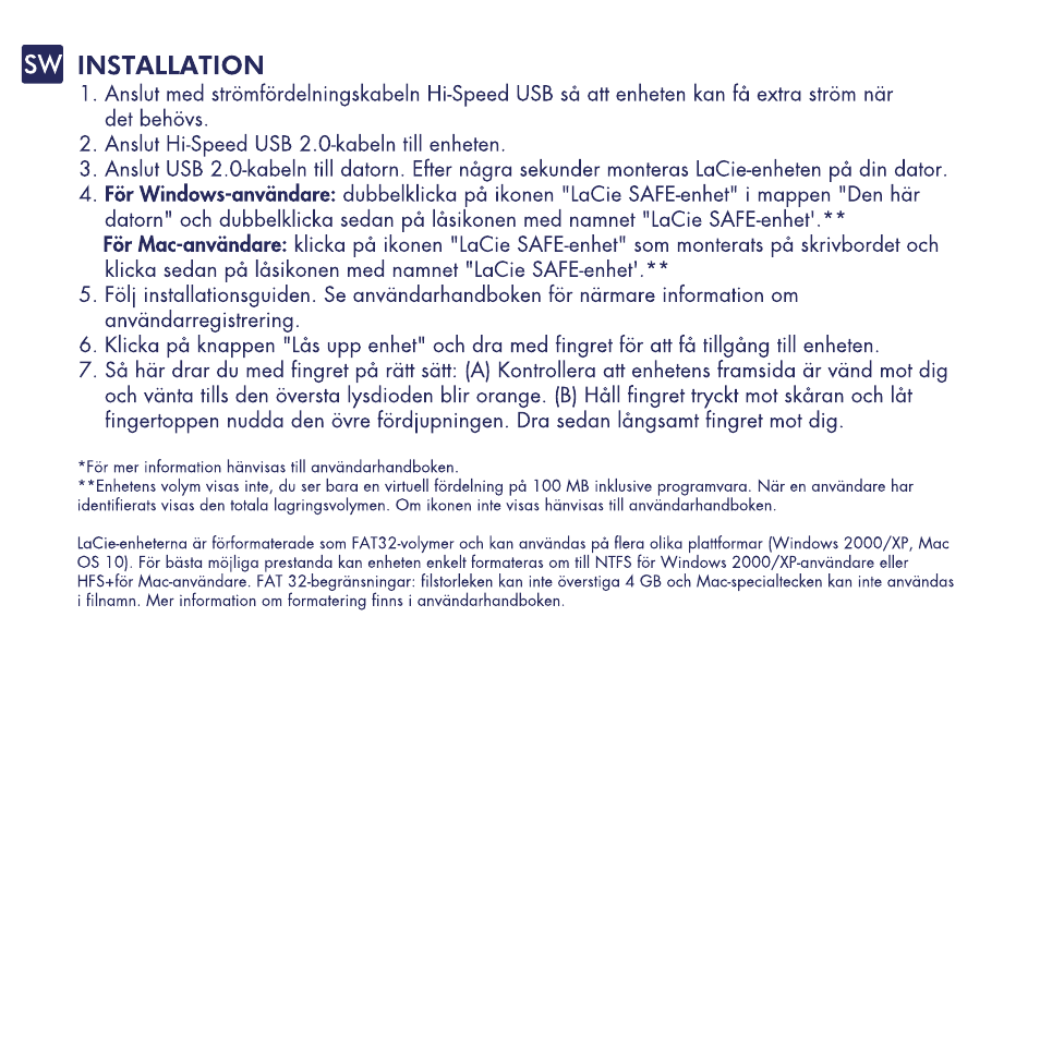 LaCie SAFE Mobile User Manual | Page 17 / 22