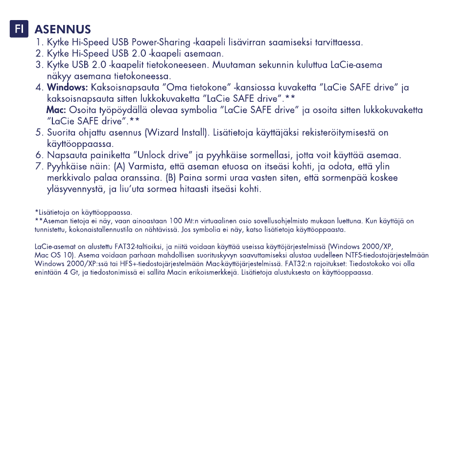 LaCie SAFE Mobile User Manual | Page 19 / 22
