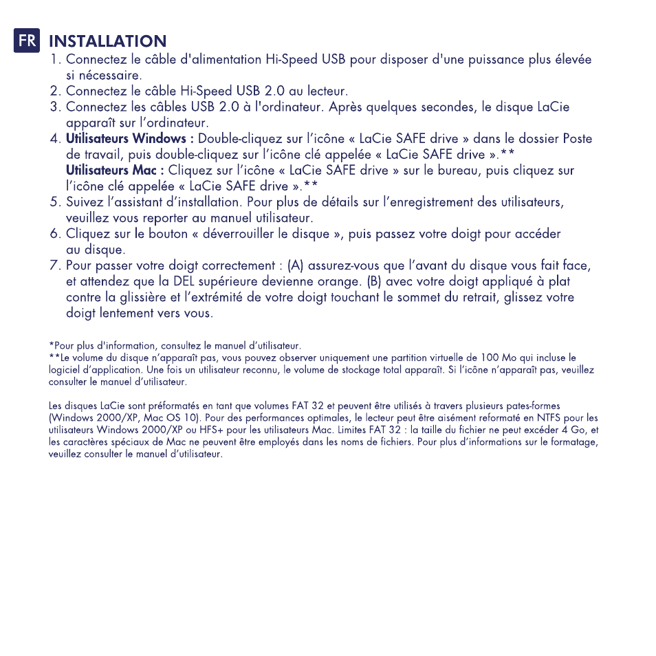 LaCie SAFE Mobile User Manual | Page 8 / 22