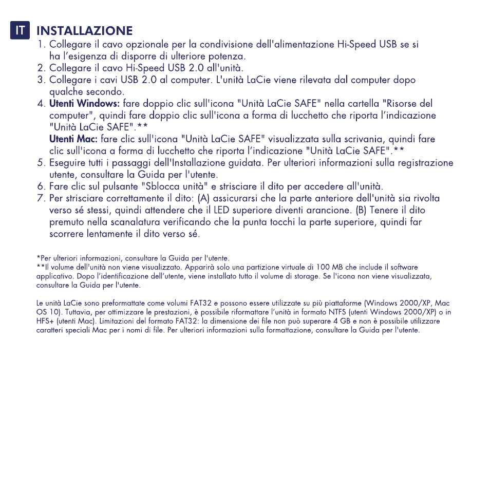 LaCie SAFE Mobile User Manual | Page 9 / 22