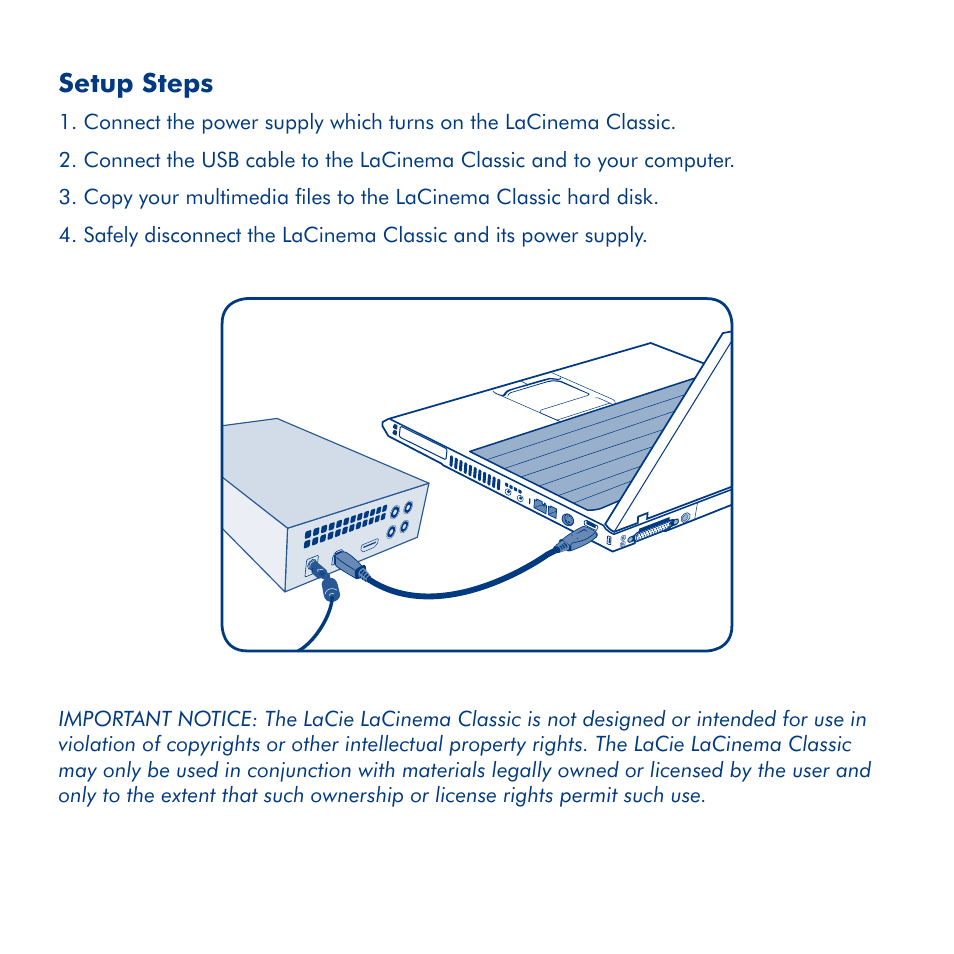 LaCie LaCinema Classic User Manual | Page 6 / 44