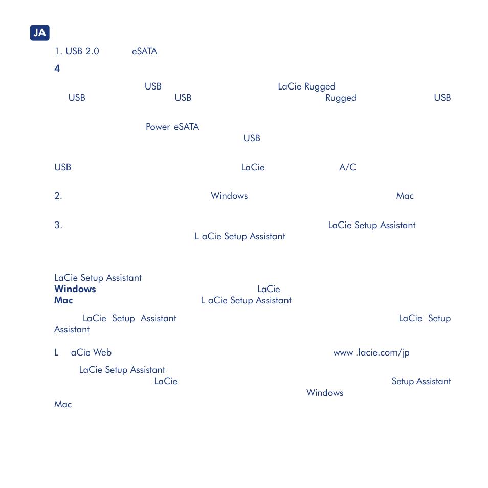 LaCie Rugged eSata User Manual | Page 19 / 24