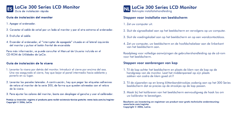 Lacie 300 series lcd monitor | LaCie 300 Series User Manual | Page 7 / 15