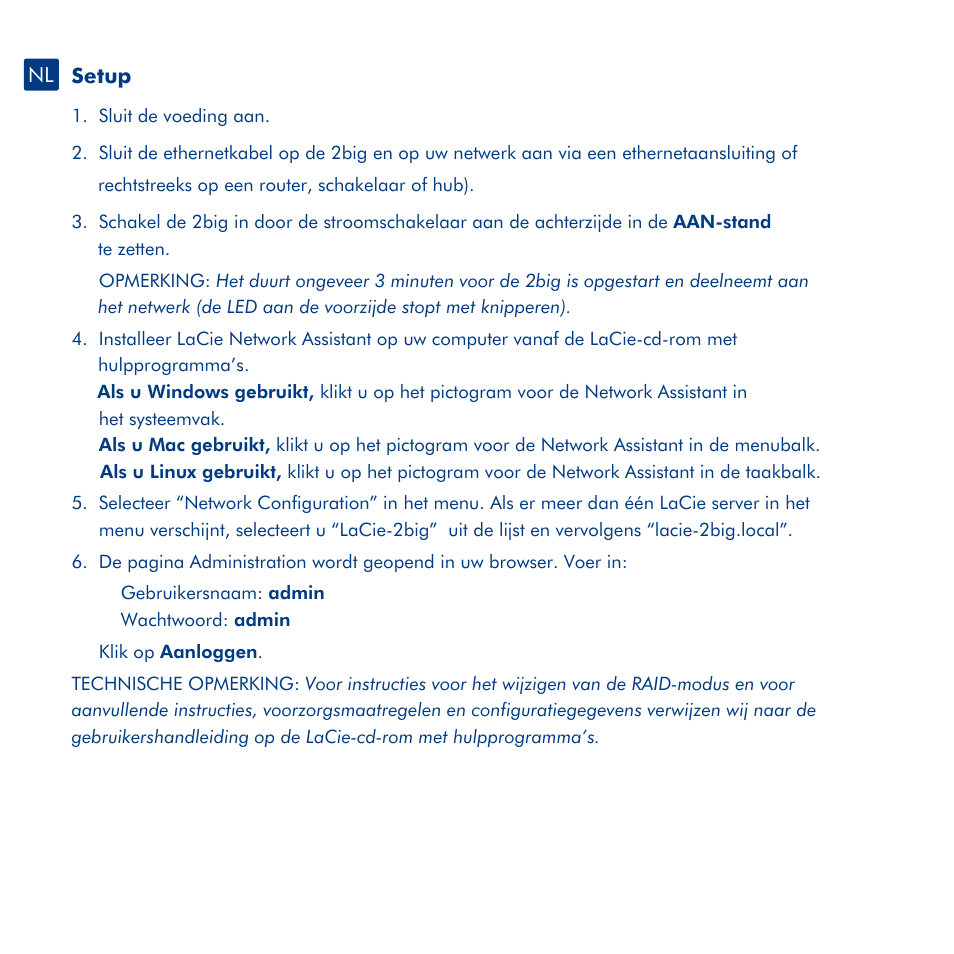 LaCie 2big metwork User Manual | Page 11 / 24