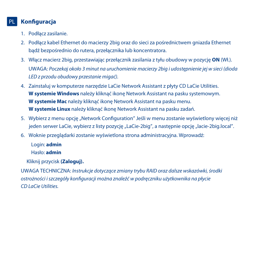 LaCie 2big metwork User Manual | Page 16 / 24