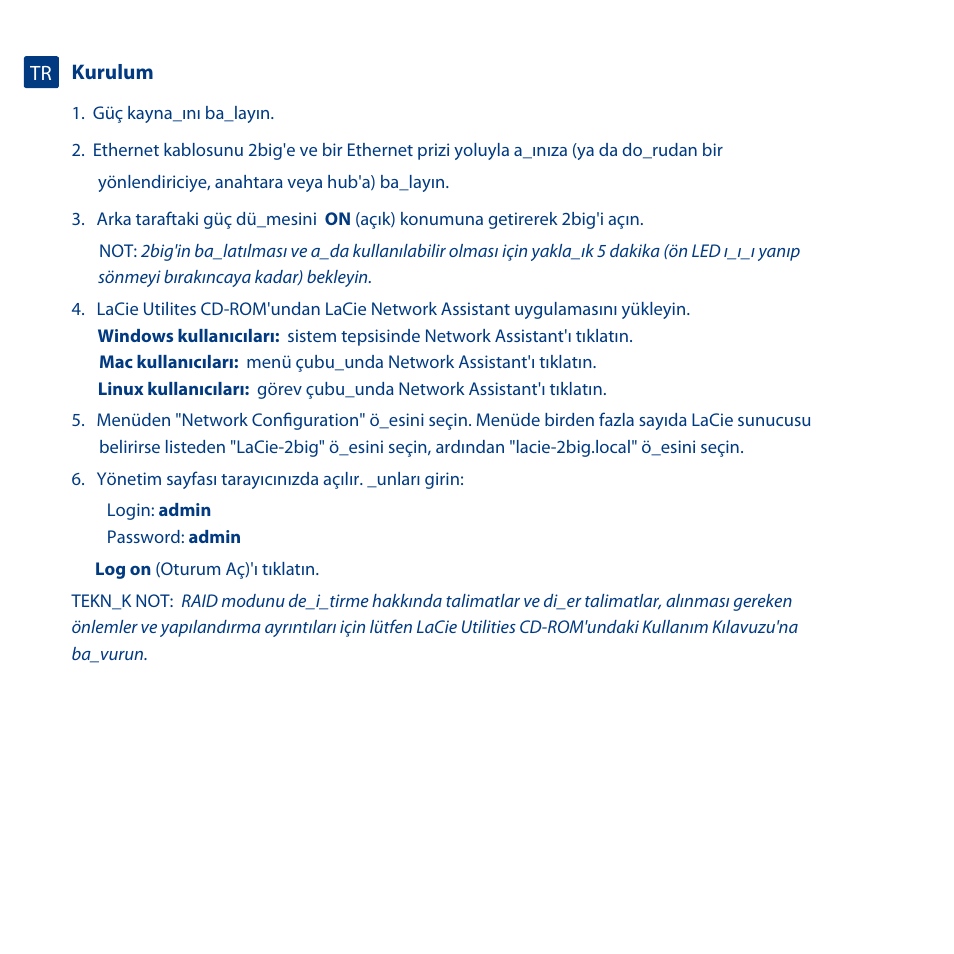 LaCie 2big metwork User Manual | Page 21 / 24