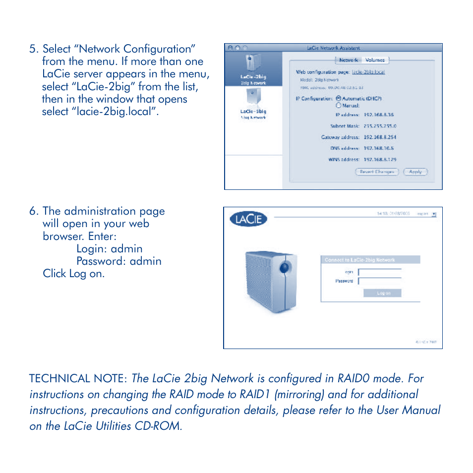 LaCie 2big metwork User Manual | Page 5 / 24