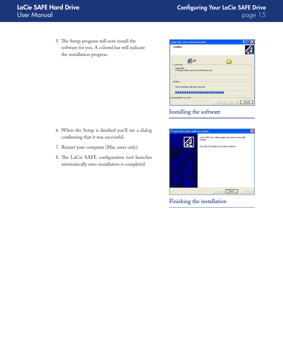 LaCie SAFE User Manual | Page 15 / 45