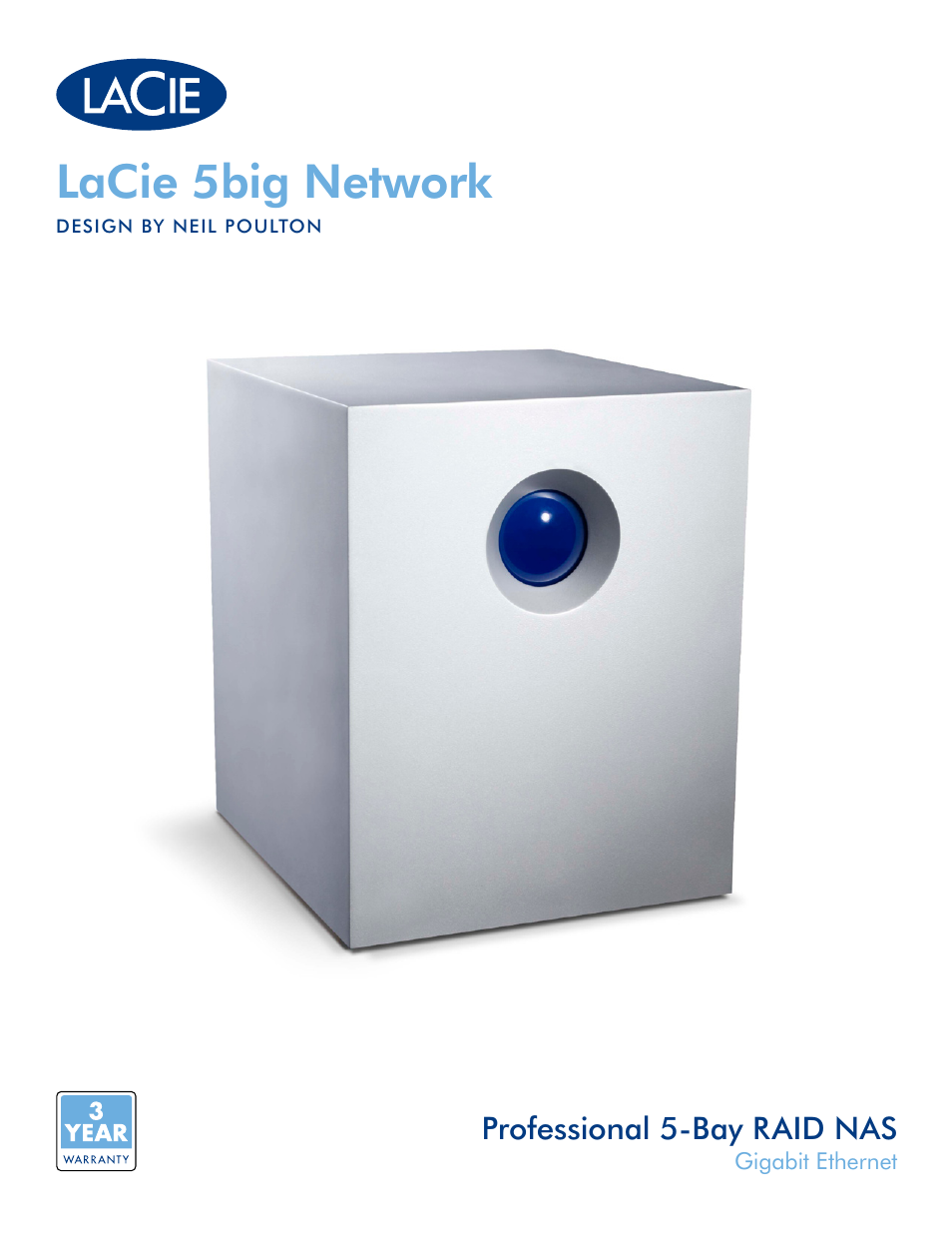 LaCie 5big Network User Manual | 6 pages