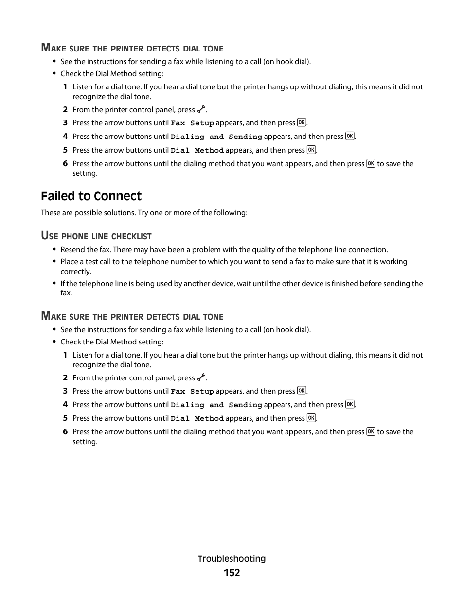 Failed to connect | Lexmark 5600 Series User Manual | Page 152 / 173