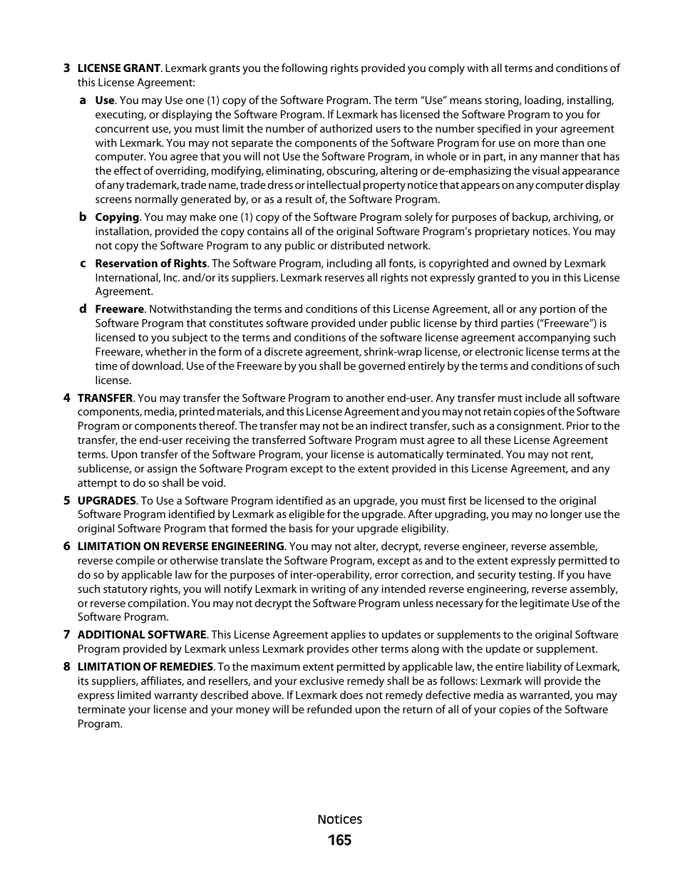 Lexmark 5600 Series User Manual | Page 165 / 173