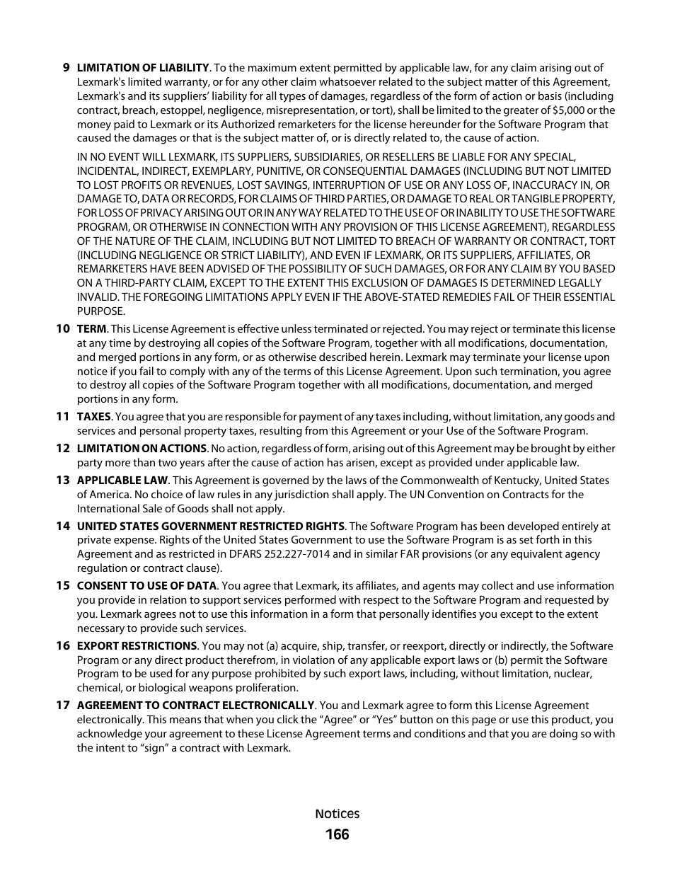Lexmark 5600 Series User Manual | Page 166 / 173