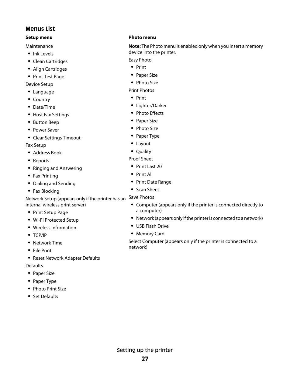 Lexmark 5600 Series User Manual | Page 27 / 173