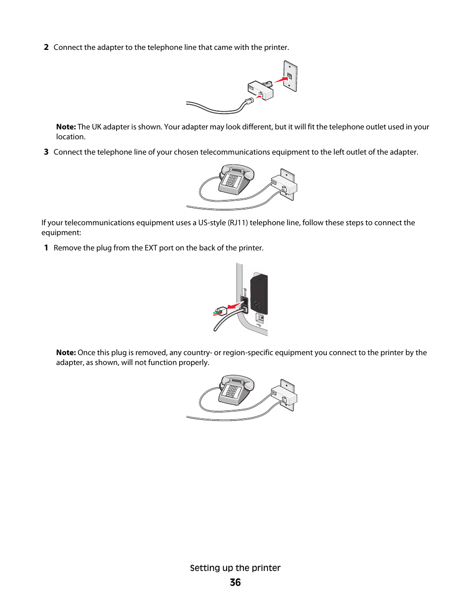 Lexmark 5600 Series User Manual | Page 36 / 173