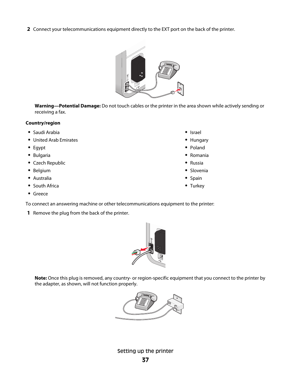 Lexmark 5600 Series User Manual | Page 37 / 173