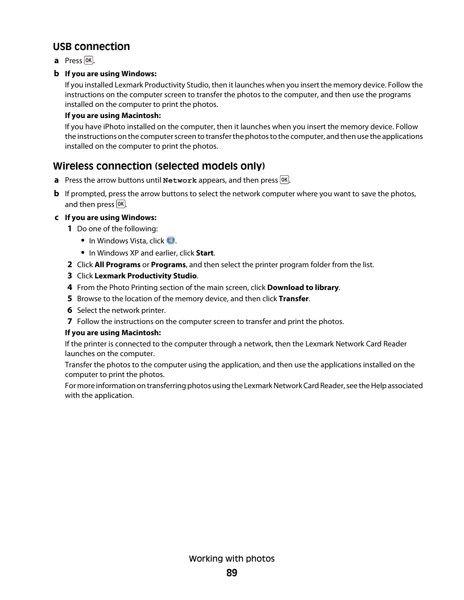 Lexmark 5600 Series User Manual | Page 89 / 173