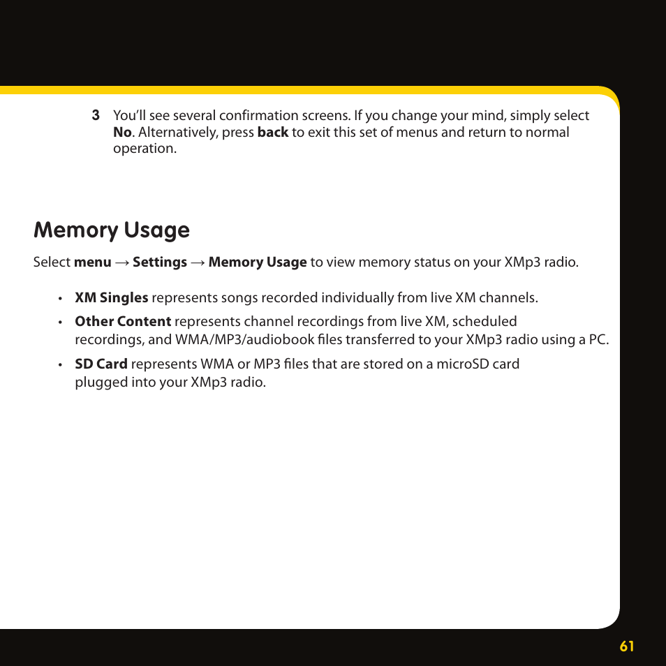 Lexmark XM MP3 GEX-XMP3 User Manual | Page 61 / 78