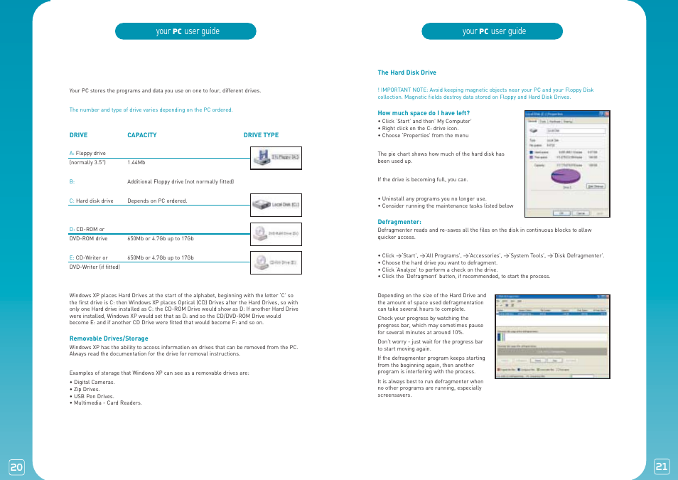 Your, User guide, User guide disk drives | Lexmark PC User Manual | Page 11 / 20