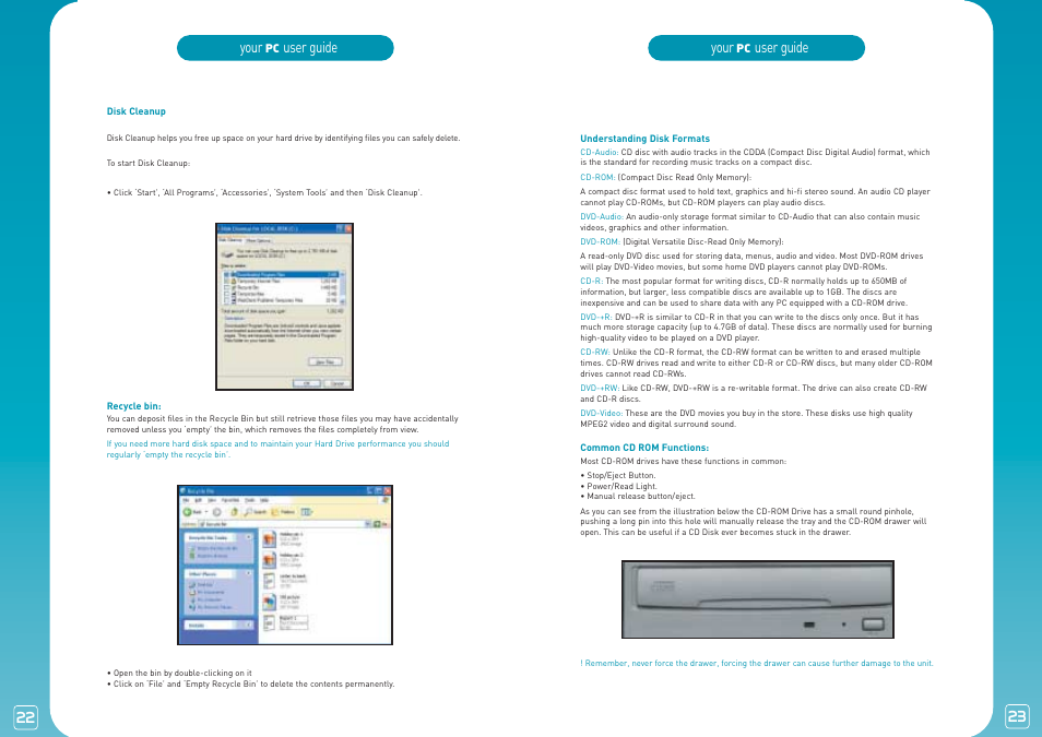 Your, User guide, Cd-rom drives | Lexmark PC User Manual | Page 12 / 20