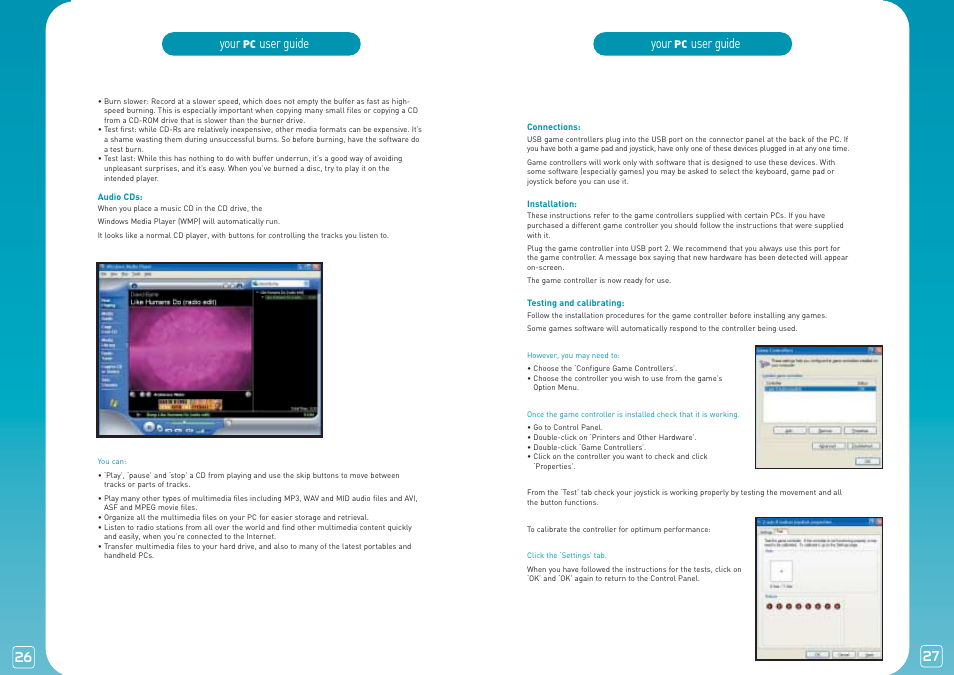 Your, User guide, Game controllers | Lexmark PC User Manual | Page 14 / 20