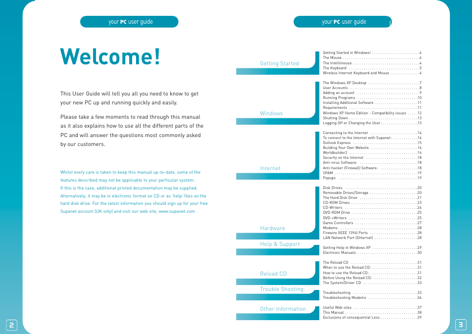 Welcome | Lexmark PC User Manual | Page 2 / 20