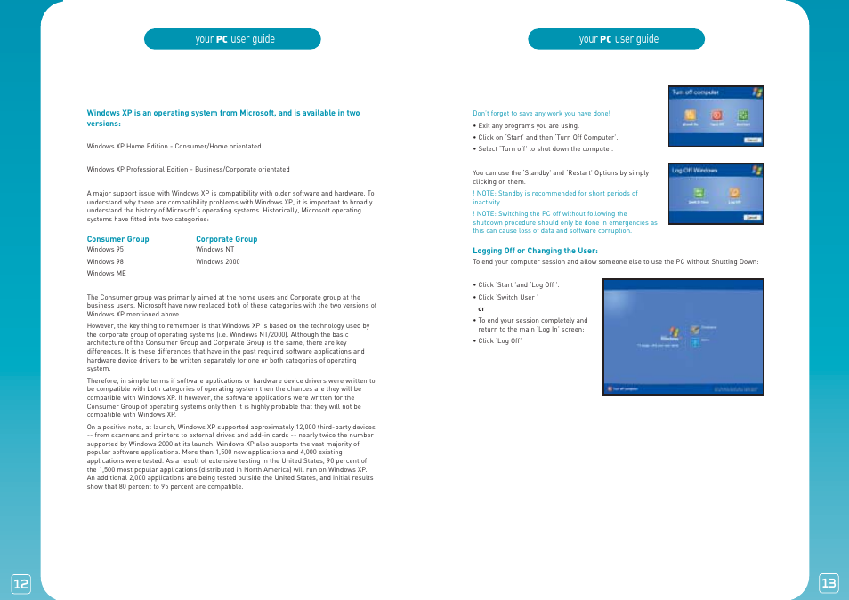 Your, User guide, Shutting down | Lexmark PC User Manual | Page 7 / 20